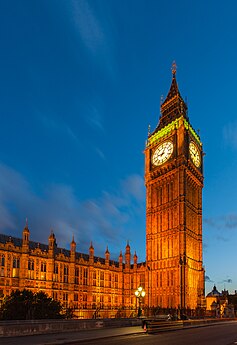 Tour de l'horloge de Londres