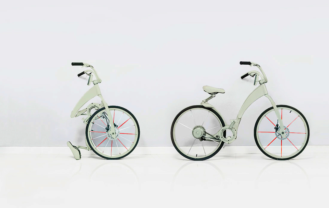 premier vélo électrique velo indra vert
