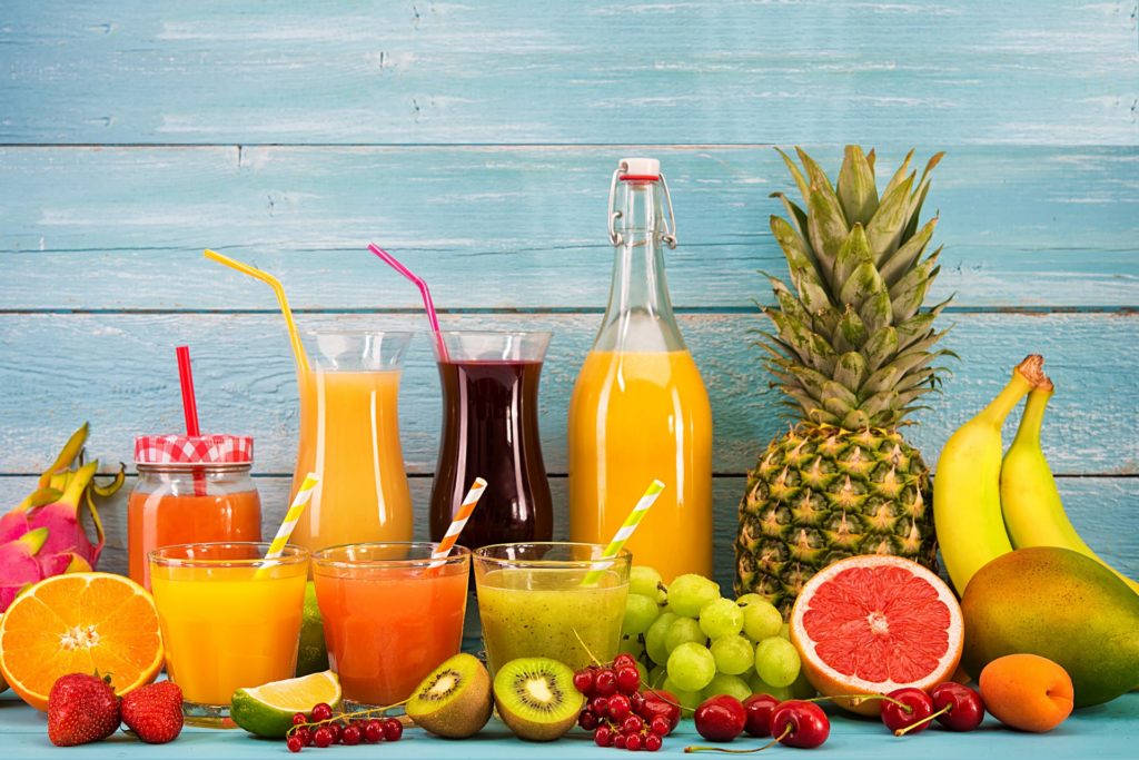 Collations et boissons pour jus et sodas