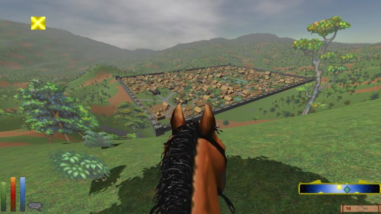 Image d'un village perdu sur la carte