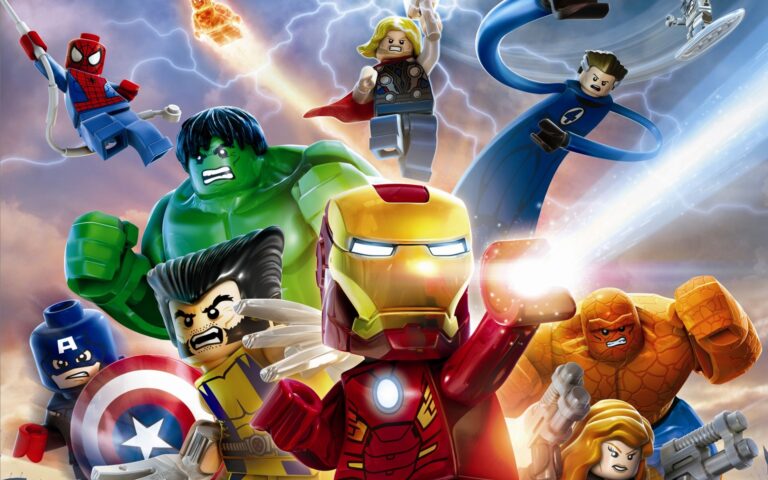 Les héros en open world dans lego super héros