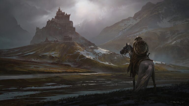 Plan sur les paysages du jeu