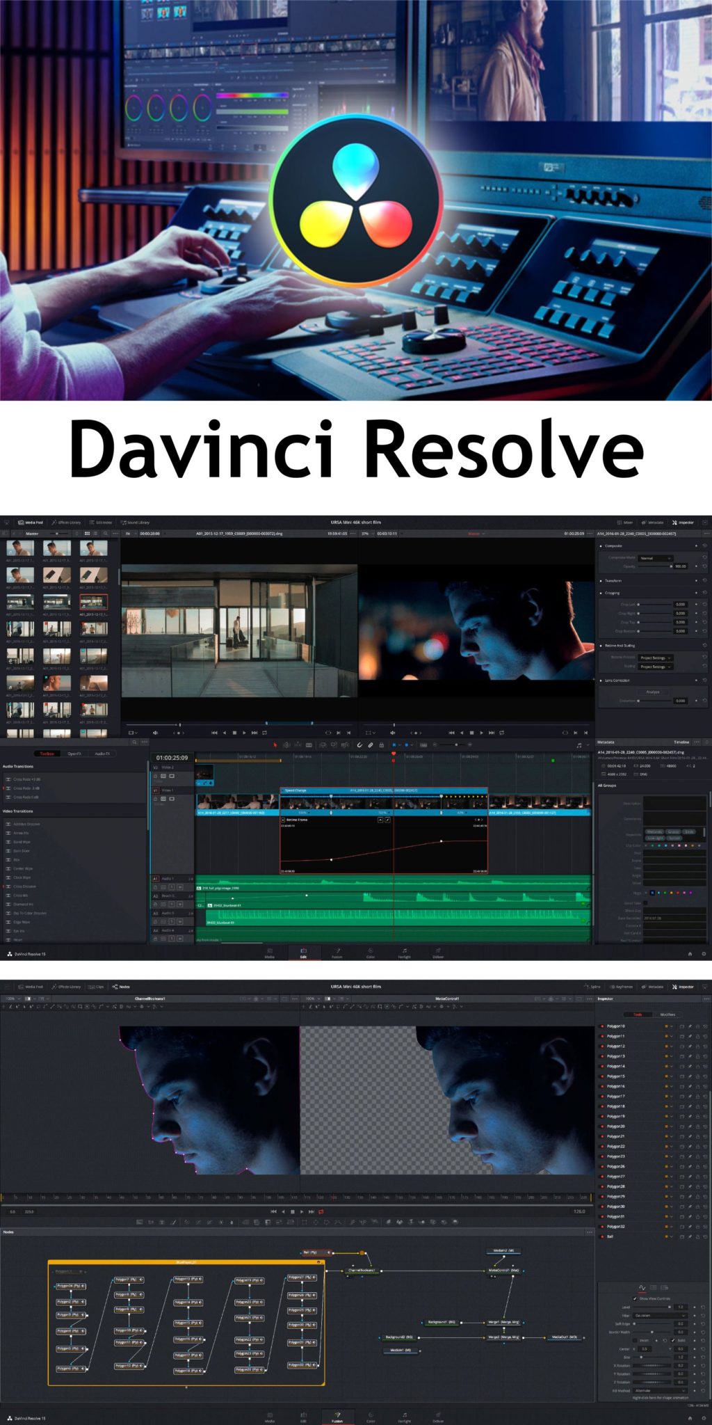 Montage vidéo pas cher davinci
