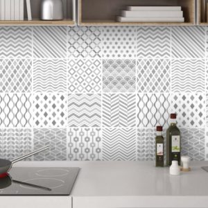 carreaux ciment Moderne gris