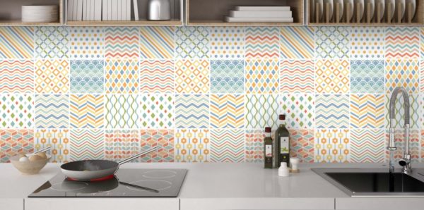 Carreaux de ciment moderne multi