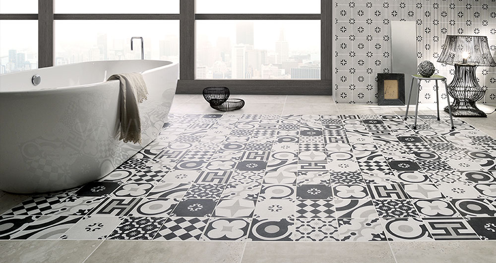 Carreaux salle de bain world of ciment tiles